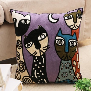 Topfinel <span class=keywords><strong>Picasso</strong></span> — housse de coussin décorative en 100% coton, broderies abstraites, pour la maison, le canapé et la voiture - Product Image 4