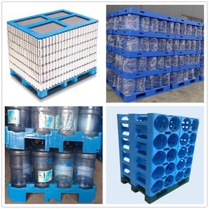 PET Material Big <strong>Bottle</strong>/<strong>water</strong> <strong>Bottles</strong> For Clearwater <strong>Bottle</strong> Pallet 18.9L Or <strong>5</strong> <strong>Gallon</strong> Plastic Single Faced 4-WAY - Product Image 2