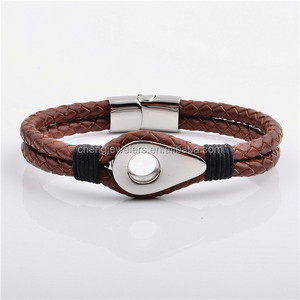 Bracciale in Pelle da Uomo SZ Cheng Jewelers 2026 - Nuovo Modello alla Moda per Uomo, Gioiello da Polso per Uso Quotidiano - Product Image 6