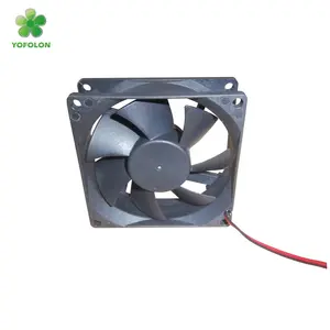 Yofolon 80x80x25mm 12V 24V High Speed Rpm Dc Fan DC8025S12H 8025 DC Cooling Fan