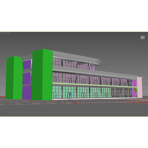 Ba Câu Chuyện Thương Mại Đúc Sẵn Kết Cấu Thép Trung Tâm Mua Sắm - Product Image 6