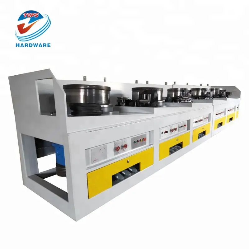 Wire drawing machine for galvanized wire line