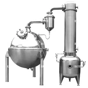 alcohol milk degasser evaporator concentrator machine tomato vacuum concentrator stainless steel evaporator