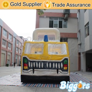 Voiture Thème Gonflable Maison de Rebond Avec Toboggan Pour Party Rentals - Product Image 5