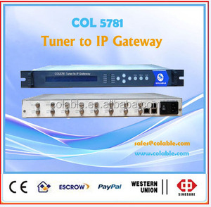 8 canaux dvb-t2 à IP Passerelle pour système de réseau de télévision numérique COL5781 - Product Image 1