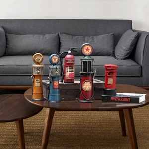 ยุโรปโลหะ Vintage Simulation เครื่องดับเพลิงรุ่นเงิน Bank ตกแต่งโบราณ Home Decor Craft - Product Image 6