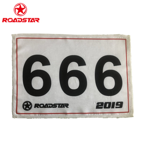 Numéros de bavoir en tissu de taille personnalisée Marathon Running Race Numbers - Product Image 4