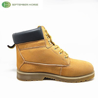 Chaussures de cow-boy en cuir pour hommes, bottes intelligentes pour la construction, série 45