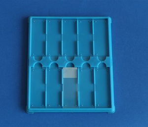 Mikroskop Kaca 10 Tempat Penyimpanan Kaca, Nampan Geser untuk Lab - Product Image 2