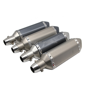 Tubo silenciador modificado de escape de motocicleta Universal de 35-51MM para la mayoría de las motocicletas CB400 CB600 YF YZR R1 E6 TTR GSR750 - Product Image 5