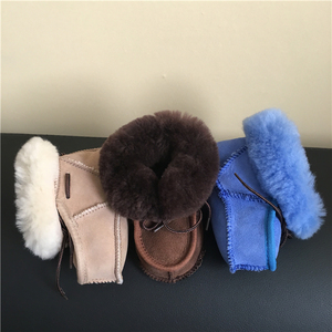 Merino Australiano de piel de oveja de zapatos de bebé recién nacido - Product Image 6