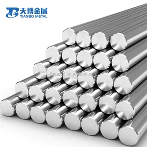 Fabrika parlatma 8mm siyah kaynak 99.99% wolfram saf tungsten çubuklar bar sanayi üreticisi için baoji gelen tianbo metal comp