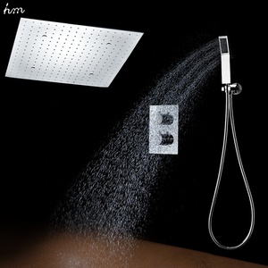 Sistema de <span class=keywords><strong>ducha</strong></span> termostática Led, <span class=keywords><strong>accesorios</strong></span> de <span class=keywords><strong>baño</strong></span>, Set de grifo de lluvia, 20 ", SUS 304 - Product Image 5