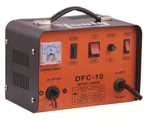 נייד שנאי שלב אחד 6 V/12 V 10A DC 250W רכב סוללה מטען