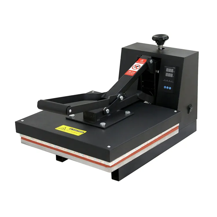 Máquina de transferência de imprensa de calor, venda quente, máquina de impressora de subolmação 38x38 para camisetas planas e placas
