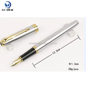 Pluma estilográfica personalizada de lujo, el mejor regalo, de plata, jinhao