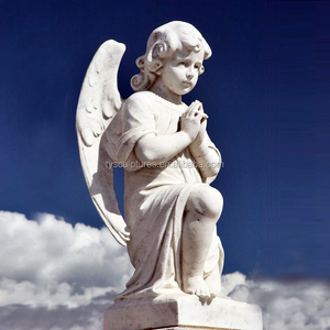 Venta Caliente, Estatuas de Ángeles Niños Rezando para Jardín, de Piedra, Fabricadas en China - Product Image 2