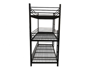 Lits superposés en <span class=keywords><strong>métal</strong></span> robuste pour <span class=keywords><strong>3</strong></span> personnes, <span class=keywords><strong>3</strong></span> couches, moderne, bon marché, livraison gratuite - Product Image 4
