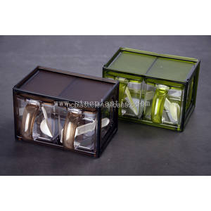 Spezia vaso Cucchiaio Dispenser Ampolla Sale Da Cucina Box Condimento Distributore di Stocker - Product Image 3