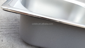 Mejor calidad precio más barato solo vaso de acero inoxidable 201 fregadero con escurridor - Product Image 2