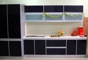 2015 kualitas tinggi unit dapur melamin