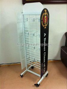 Di chuyển Tầng Đứng Một Mình Các Sản Phẩm Dầu Cửa Hàng Bán Lẻ-Way Kim Loại Hooks Wire Kệ Trưng Bày <span class=keywords><strong>Canada</strong></span> - Product Image 1