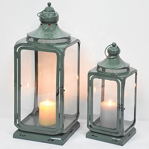 Garden and Wedding Christmas Decor Antique Vintage Decorative Wrought Iron <strong>Hanging</strong> <strong>Candle</strong> Lanterns Metal Hurricane Lantern - Product Image 6
