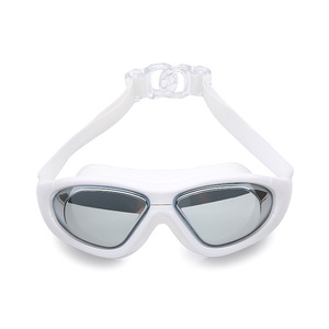 <span class=keywords><strong>Gafas</strong></span> <span class=keywords><strong>de</strong></span> natación electrochapadas antiniebla, anti UV, impermeables, HD, el mejor traje para nadar y bucear - Product Image 4
