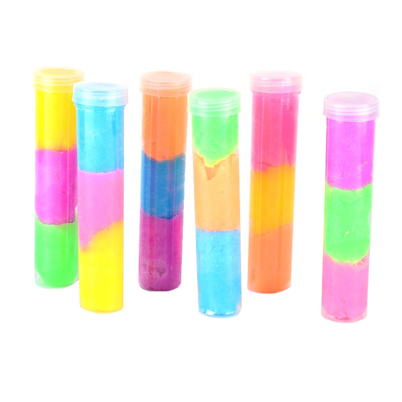 Заводская игрушка для снятия стресса, мягкая шпатлевка, слайм, радужная шелковая глина, игрушка для детей, девочек, мальчиков
