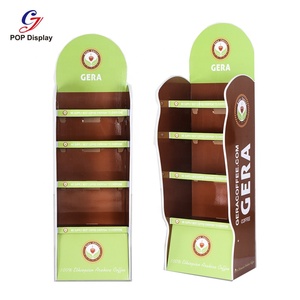 Siêu thị giấy sàn giá cho Cà Phê Trà Túi hiển thị tùy chỉnh đứng đó là dễ dàng tự làm lắp ráp điểm của bán tông hiển thị - Product Image 1