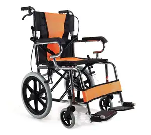 Importato Ultra Leggero di Lusso di Trasporto Utilizzato Per Portatori di Handicap Quadriplegic Mini 12 pollice Ruota Sedia A Rotelle Per Disabili