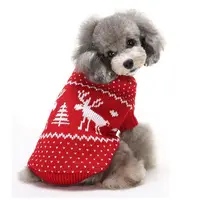 Осенне-зимняя одежда, симпатичный свитер для собак с пуделем, одежда для домашних животных, рождественские костюмы на Хэллоуин