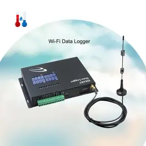 rain gauge lora data logger Temperature Humidity Wi-Fi Recorder for water in and out temperature