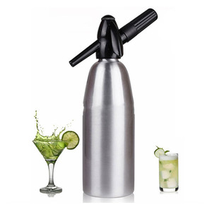 Pembuat sifon Soda kaca Modern 1 Liter, pembuat sifon untuk Seltzer air berkilau untuk Cocktail dan minuman - Product Image 2