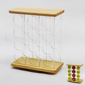 ที่ใส่แคปซูลกาแฟทำจากไม้แบบหมุนได้24ทิศทาง - Product Image 3