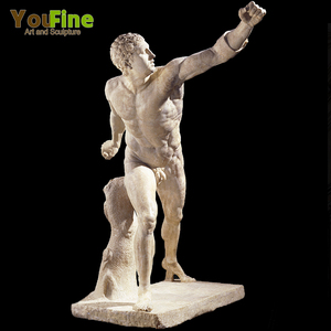 Famoso <span class=keywords><strong>Antonio</strong></span> Frilli mármol blanco romano luchadores escultura - Product Image 3
