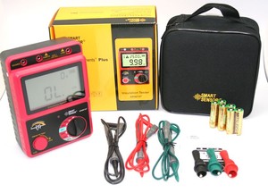 Neues 100-2500V Isolation widerstands prüfgerät Digitales Megohm meter AC/DC-Spannungs prüfgerät Ohm messgerät AR907A