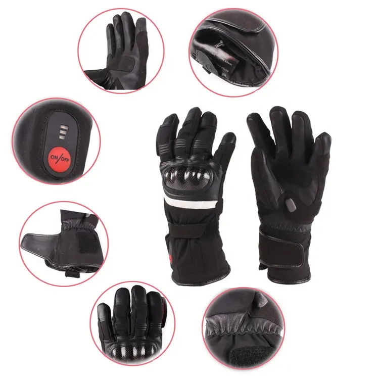 Excellent Quality Customizable Heated Motorcycle Gloves Mittens For Winter Sports Skiing Fishing Cycling Travel-for Children