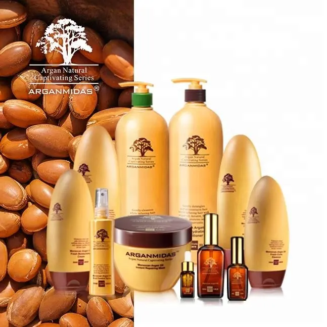 Arganmidas หน้ากากซ่อมแซมเส้นผม,มาสก์ให้ความชุ่มชื้นน้ำมัน Argan คอลลาเจนสำหรับร้านเสริมสวยมืออาชีพใช้