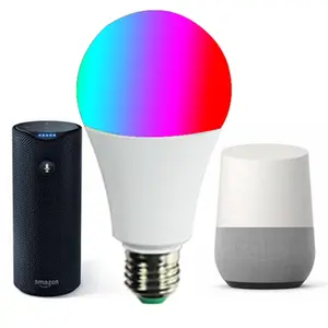 Alexa available wifi A60 9 WATT super bright wifi smart led bulb