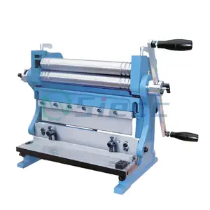 Manual Shear 12" Sheet Metal Cutting Bending Rolling Machine 3 In 1