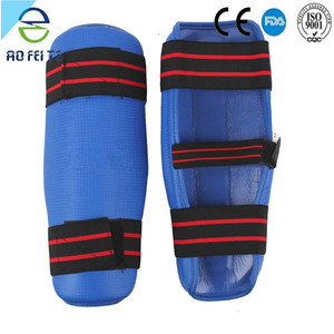 Aofeite por mayor de China azul de combate libre <span class=keywords><strong>espinilleras</strong></span> equipo de protección protección - Product Image 1