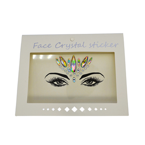 Larmes pierres précieuses strass sirène visage bijoux <span class=keywords><strong>tatouage</strong></span> Bindi autocollants temporaires - Product Image 3
