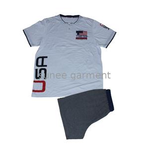 Vêtements de nuit imprimés de luxe pour hommes grande taille Pyjamas à manches courtes - Product Image 5