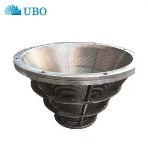 Stainless Steel Wedge Wire Coal Centrifuge Basket For Coarse And Fine Mineral