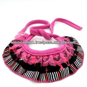 โช้คเกอร์แต่งขนสัตว์เลี้ยงสไตล์น่ารักทำจากเวียดนามมีลวดลายสัตว์และริบบิ้นตกแต่งสำหรับสุนัข - Product Image 5