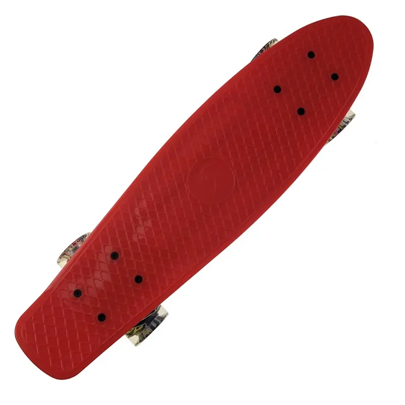 Mini Cruiser New Design 27 Inch Colorful Discolored Customized Plastic Skateboard Fish Skateboard