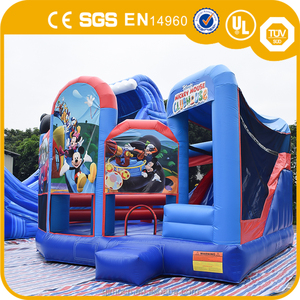 Divertido inflable payaso castillo hinchable dibujos animados gorila inflable para jugar, saltando castillo hinchable Combo - Product Image 1