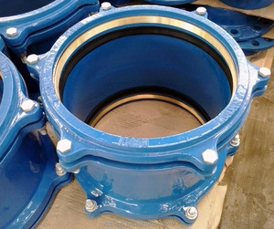 Dễ uốn sắt kiềm chế khớp nối cho PE Ống cát đúc bu lông hạt PN16 áp lực nước ứng dụng sơn xử lý bề mặt - Product Image 3