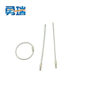 Câble porte-clés en <span class=keywords><strong>acier</strong></span> inoxydable, 1.0mm 1.5mm <span class=keywords><strong>2mm</strong></span>, 1 pièce, meilleure vente, pour porte-monnaie - Product Image 2